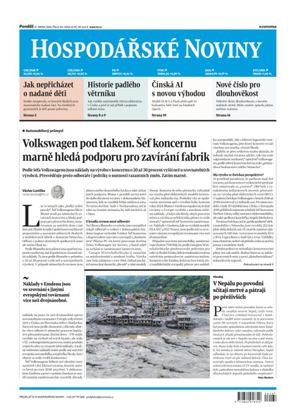 E-magazín HN 167 - 31.8.2026 - Economia, a.s.