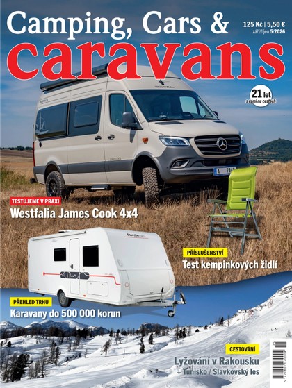 E-magazín Camping, Cars & Caravans 05/2026 - EEZY Publishing
