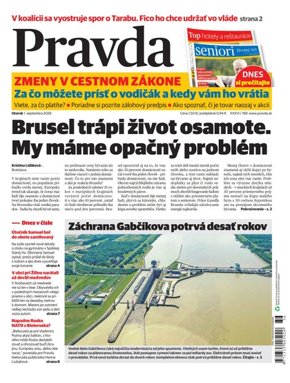 E-magazín Denník Pravda 1. 9. 2026 - OUR MEDIA SR a. s.