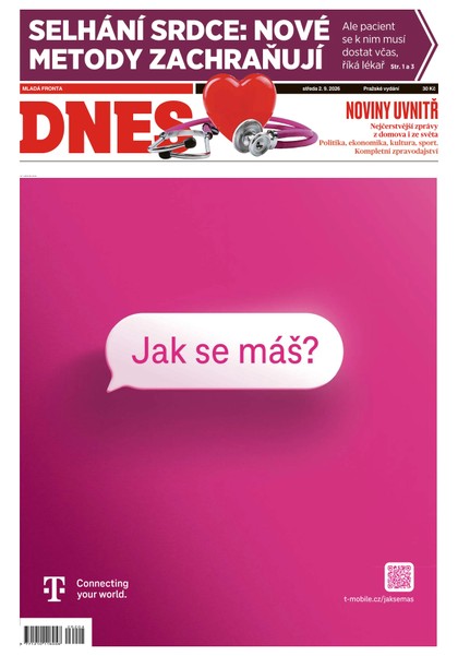 E-magazín MF DNES - 02.09.2026 - MAFRA, a.s.