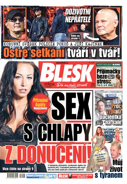 E-magazín Blesk - 02.09.2026 - CZECH NEWS CENTER a. s.