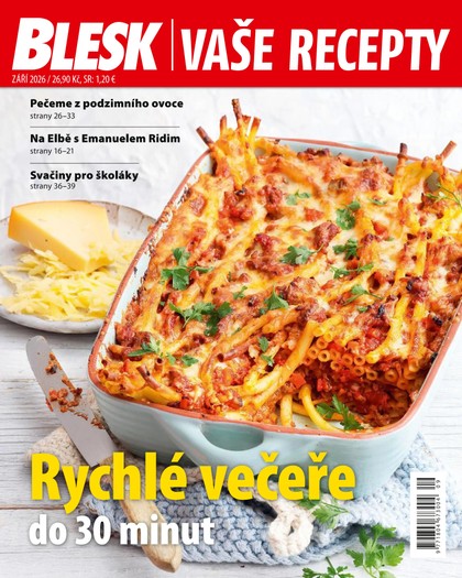 E-magazín BLESK VAŠE RECEPTY - 09/2026 - CZECH NEWS CENTER a. s.