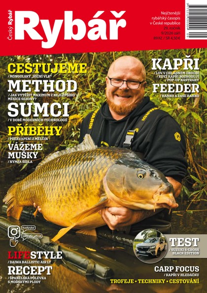 E-magazín Český rybář 9/2026 - Český rybář, s. r. o.
