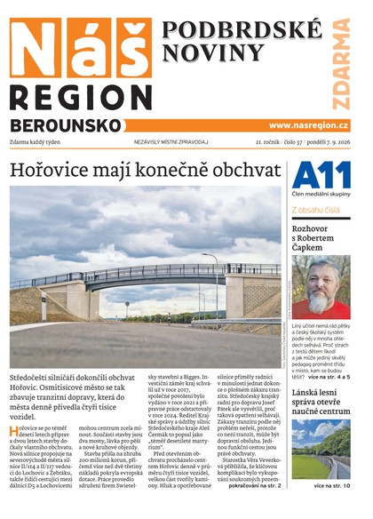 E-magazín Náš Region - Berounsko 37/2026 - A 11 s.r.o.