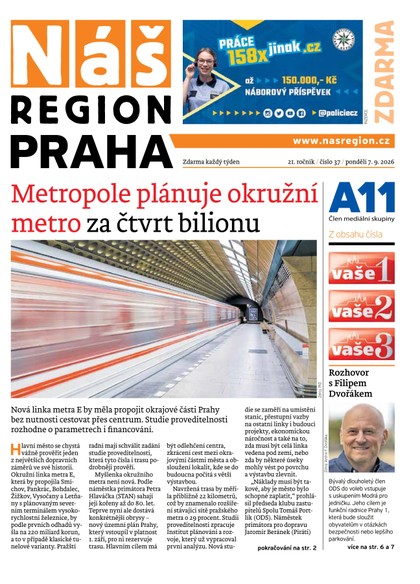 E-magazín Náš Region - Praha 37/2026 - A 11 s.r.o.