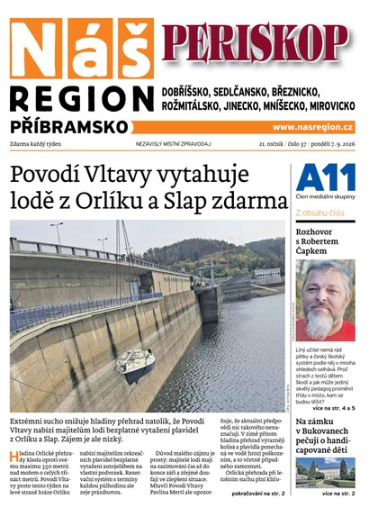 E-magazín Náš Region - Příbramsko 37/2026 - A 11 s.r.o.