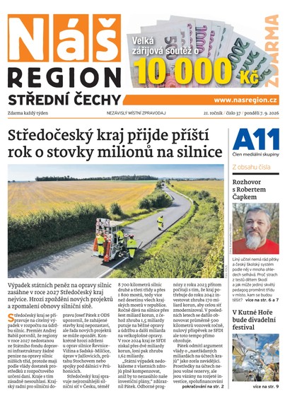 E-magazín Náš Region - Střední Čechy 37/2026 - A 11 s.r.o.