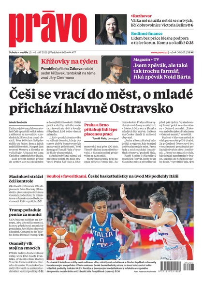 E-magazín Deník Právo - 5.9.2026 - Borgis, a.s.