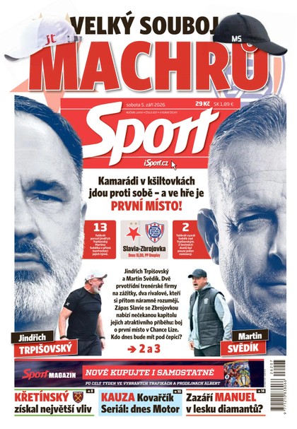 E-magazín Sport - 05.09.2026 - CZECH NEWS CENTER a. s.