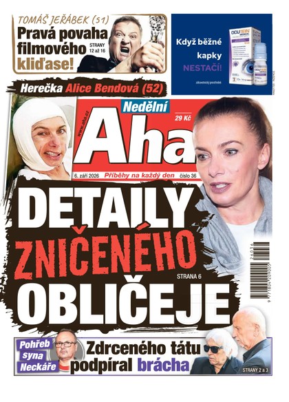 E-magazín NEDĚLNÍ AHA! - 06.09.2026 - CZECH NEWS CENTER a. s.