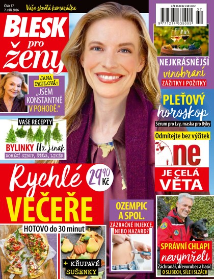 E-magazín BLESK PRO ŽENY - 37/2026 - CZECH NEWS CENTER a. s.