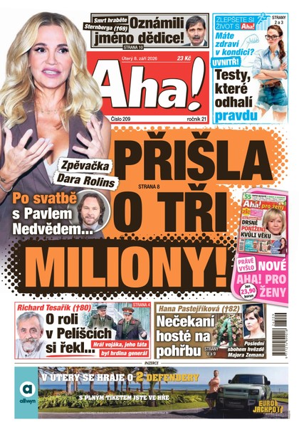 E-magazín AHA! - 08.09.2026 - CZECH NEWS CENTER a. s.