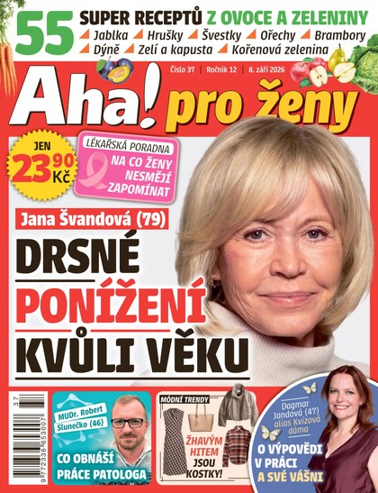 E-magazín AHA! PRO ŽENY - 37/2026 - CZECH NEWS CENTER a. s.