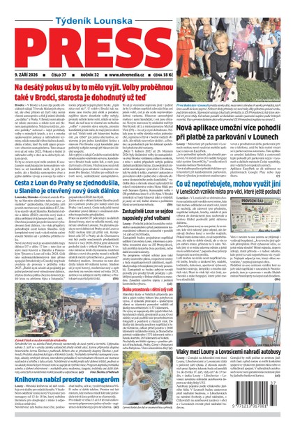 E-magazín Lounský Press č. 37/2026 - Ohře Media