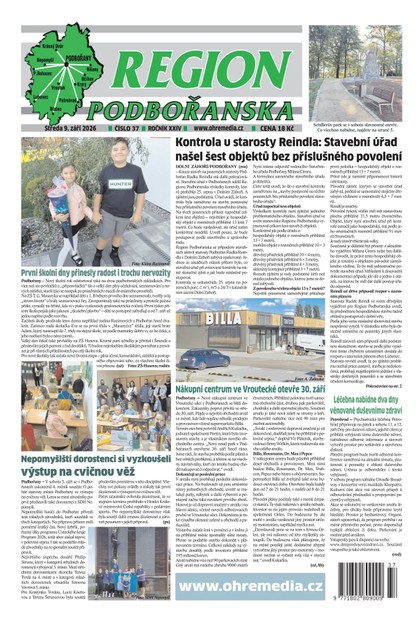 E-magazín Region Podbořanska č. 37/2026 - Ohře Media