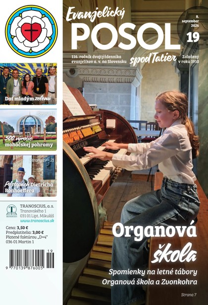 E-magazín Evanjelický posol spod Tatier 19/2026 - TRANOSCIUS a.s.