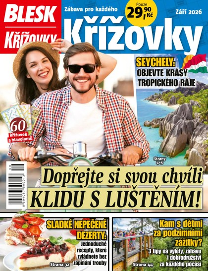 E-magazín BLESK KŘÍŽOVKY - 09/2026 - CZECH NEWS CENTER a. s.