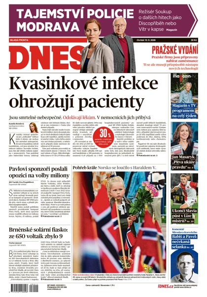 E-magazín MF DNES - 10.09.2026 - MAFRA, a.s.