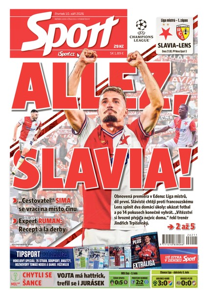E-magazín Sport - 10.09.2026 - CZECH NEWS CENTER a. s.