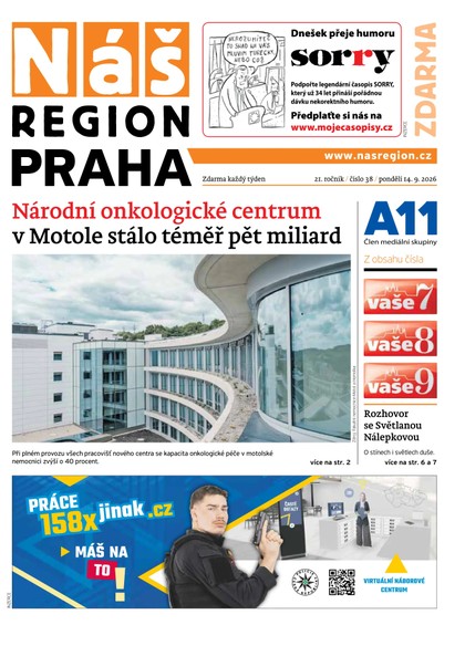 E-magazín Náš Region - Praha 38/2026 - A 11 s.r.o.