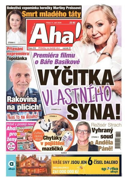 E-magazín AHA! - 11.09.2026 - CZECH NEWS CENTER a. s.