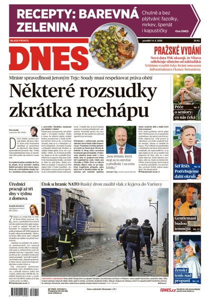 E-magazín MF DNES - 14.09.2026 - MAFRA, a.s.