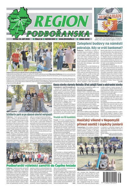 E-magazín Region Podbořanska č. 38/2026 - Ohře Media