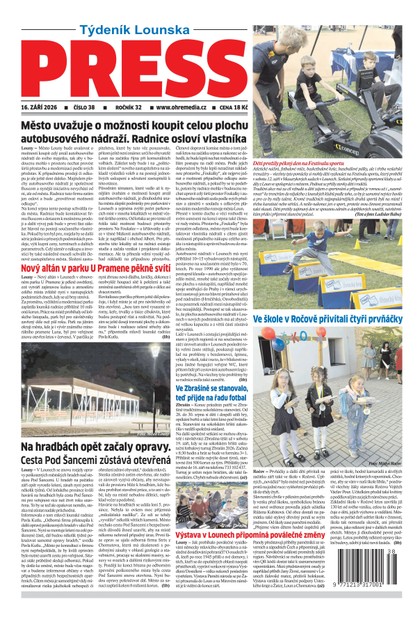 E-magazín Lounský Press č. 38/2026 - Ohře Media