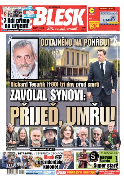 E-magazín Blesk - 17.09.2026 - CZECH NEWS CENTER a. s.