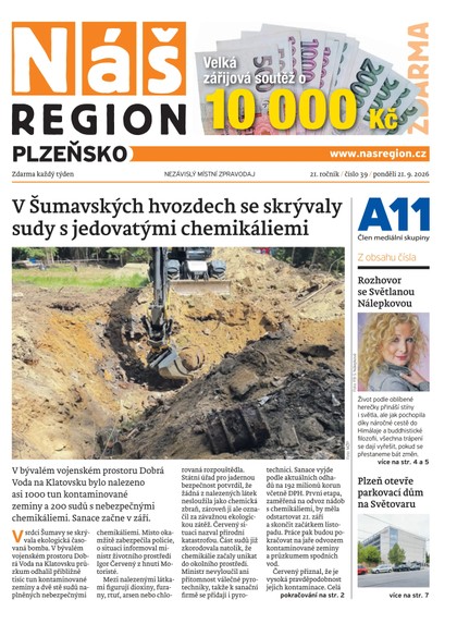 E-magazín Náš Region - Plzeňsko 39/2026 - A 11 s.r.o.