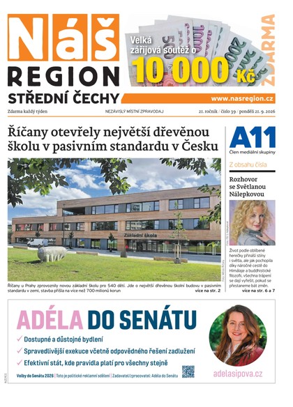 E-magazín Náš Region - Střední Čechy 39/2026 - A 11 s.r.o.