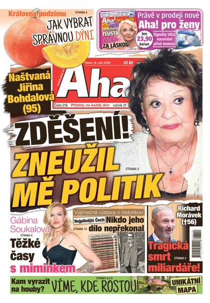 E-magazín AHA! - 18.09.2026 - CZECH NEWS CENTER a. s.