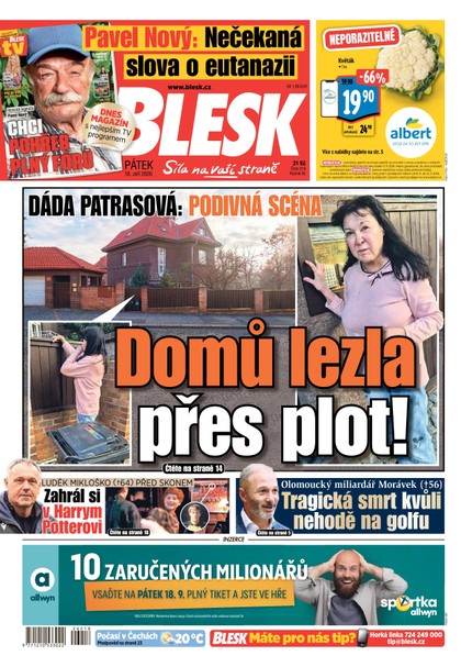 E-magazín Blesk - 18.09.2026 - CZECH NEWS CENTER a. s.