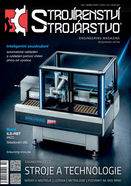 E-magazín STROJÁRSTVO/STROJÍRENSTVÍ 9-10/2026 - MEDIA/ST s.r.o.