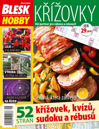 E-magazín BLESK HOBBY KŘÍŽOVKY - 09/2026 - CZECH NEWS CENTER a. s.
