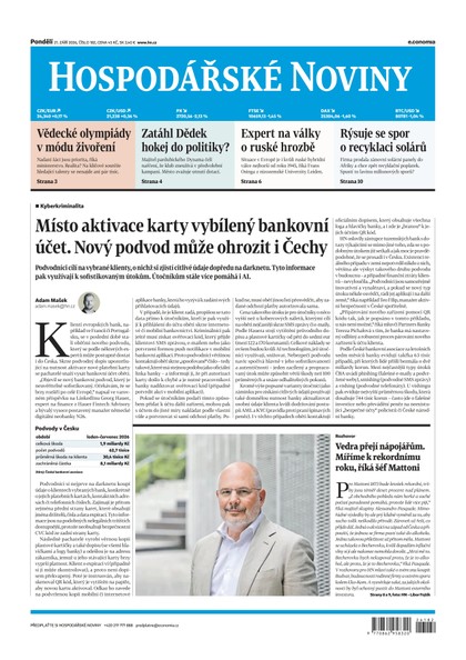 E-magazín HN 182 - 21.9.2026 - Economia, a.s.