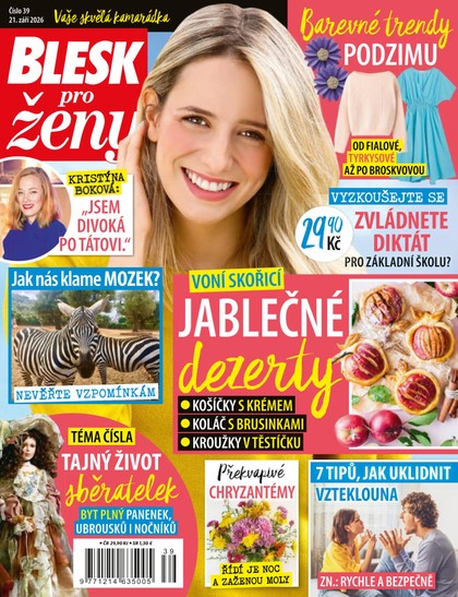 E-magazín BLESK PRO ŽENY - 39/2026 - CZECH NEWS CENTER a. s.