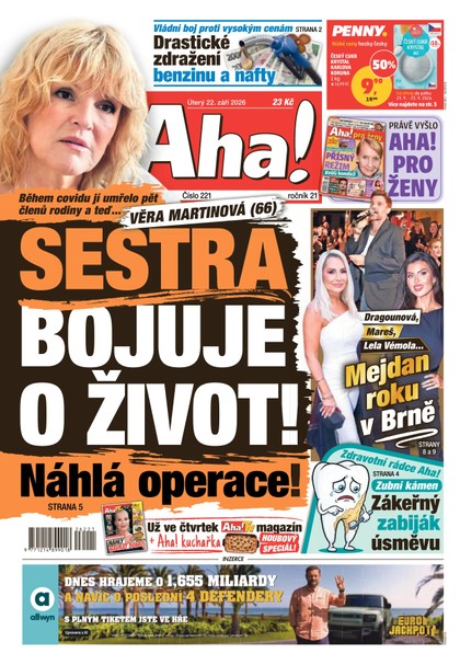 E-magazín AHA! - 22.09.2026 - CZECH NEWS CENTER a. s.