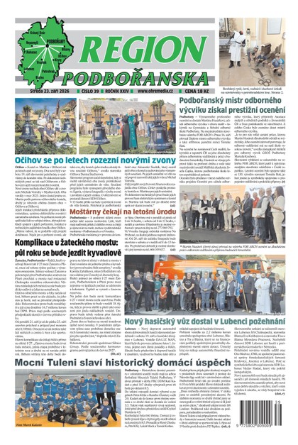 E-magazín Region Podbořanska č. 39/2026 - Ohře Media