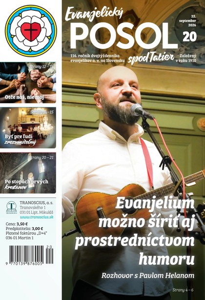E-magazín Evanjelický posol spod Tatier 20/2026 - TRANOSCIUS a.s.
