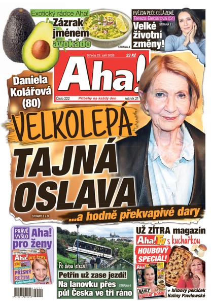 E-magazín AHA! - 23.09.2026 - CZECH NEWS CENTER a. s.