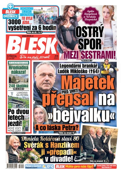 E-magazín Blesk - 23.09.2026 - CZECH NEWS CENTER a. s.