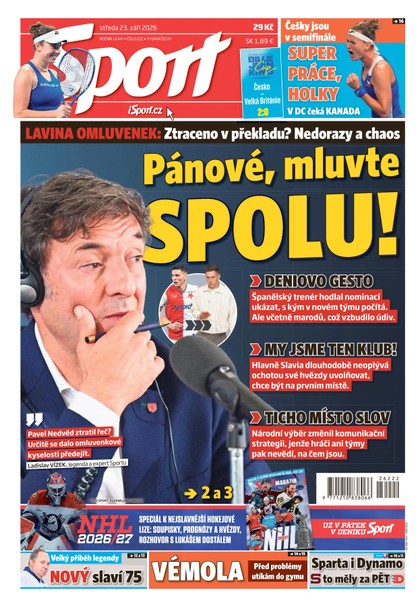 E-magazín Sport - 23.09.2026 - CZECH NEWS CENTER a. s.