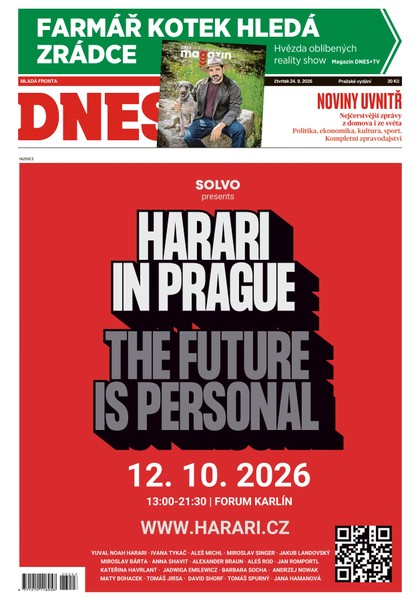 E-magazín MF DNES - 24.09.2026 - MAFRA, a.s.