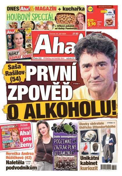 E-magazín AHA! - 24.09.2026 - CZECH NEWS CENTER a. s.