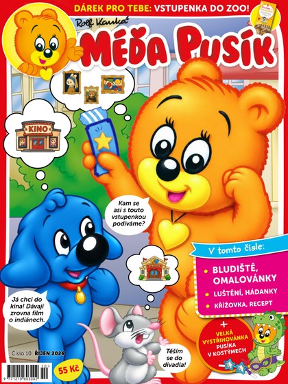 E-magazín  Méďa Pusík 10/2026 - Pražská vydavatelská společnost