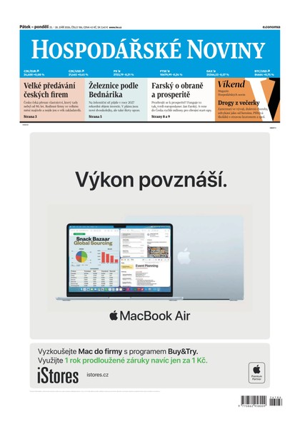 E-magazín HN 186 - 25.9.2026 - Economia, a.s.