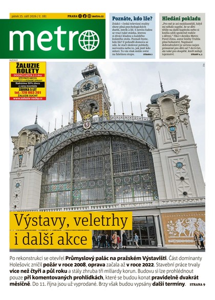 E-magazín METRO - 25.09.2026 - MAFRA, a.s.