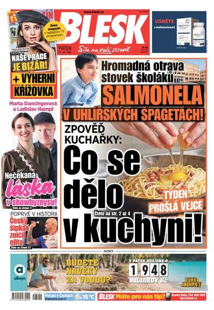 E-magazín Blesk - 25.09.2026 - CZECH NEWS CENTER a. s.