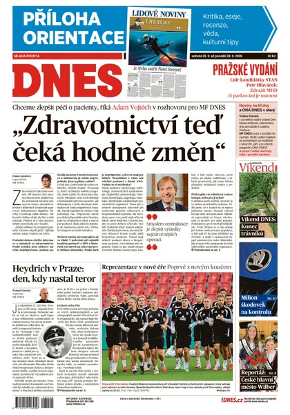 E-magazín MF DNES - 26.09.2026 - MAFRA, a.s.